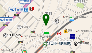 ホワイト急便 守口駅前店の地図画像