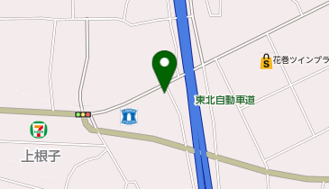 ホワイト急便 花巻工場前店の地図画像