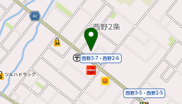 ホワイト急便 西野中央店の地図画像