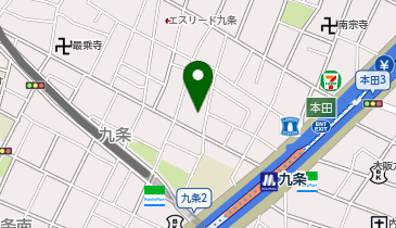 ホワイト急便 九条店の地図画像