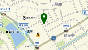 ホワイト急便 徳重ヒルズ北店の地図画像