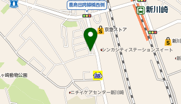 ホワイト急便 fine新川崎店の地図画像
