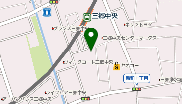 ホワイト急便 三郷中央店の地図画像