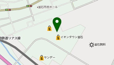 ホワイト急便 イオンタウン釜石店の地図画像