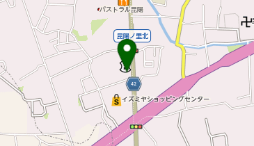ホワイト急便 ドライブスルー昆陽店の地図画像