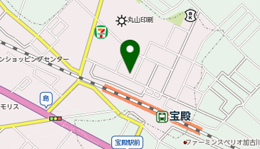 ホワイト急便 宝殿北口店の地図画像