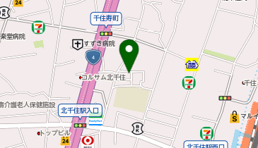 ホワイト急便 千住3丁目店の地図画像
