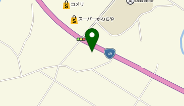 ホワイト急便 西会津店の地図画像