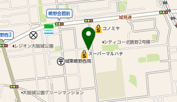 ホワイト急便 鴫野西店の地図画像