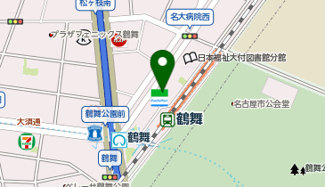 ホワイト急便 鶴舞店の地図画像