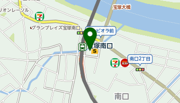 ホワイト急便 宝塚南口駅前店の地図画像