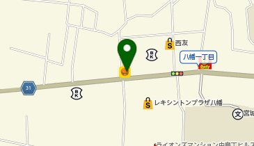 ホワイト急便八幡町店の地図画像