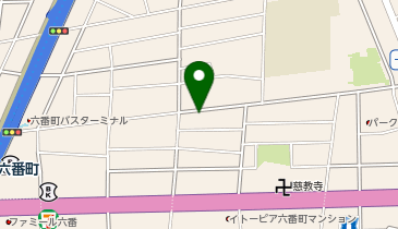 ホワイト急便 二番町店の地図画像