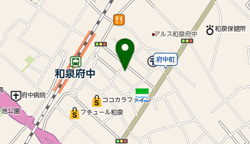 ホワイト急便 バンビー府中店の地図画像