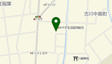 ホワイト急便 生協古川南店の地図画像