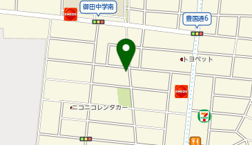 ホワイト急便 中村店の地図画像
