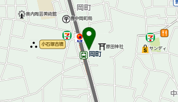 ホワイト急便 岡町駅前店の地図画像