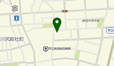 ホワイト急便 秋田市立病院前店の地図画像