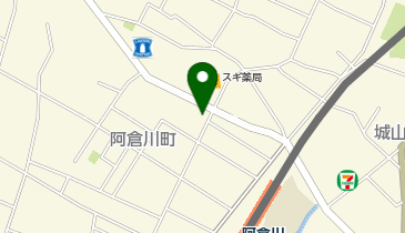 ホワイト急便 阿倉川店の地図画像