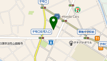 ホワイト急便 ライフ子母口店の地図画像