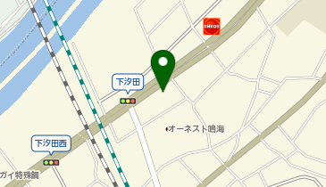 ホワイト急便 下汐田店の地図画像