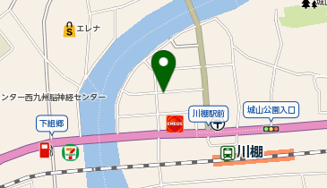 ホワイト急便 川棚栄町店の地図画像