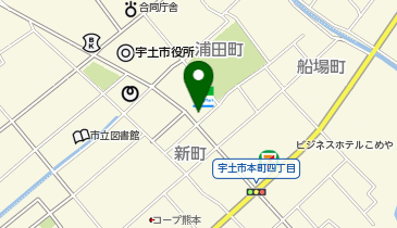 ホワイト急便 宇土中央店の地図画像