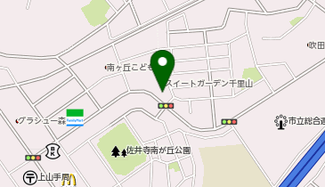 ホワイト急便 佐井寺店の地図画像