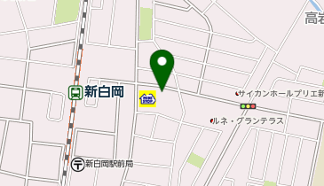ホワイト急便 新白岡店の地図画像