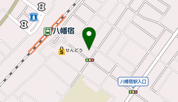 ホワイト急便 八幡東口店の地図画像