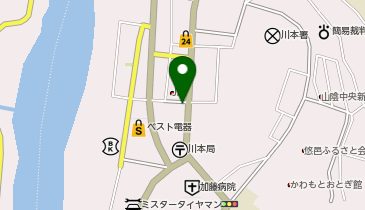 ホワイト急便 川本店の地図画像