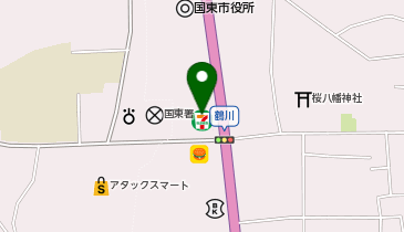 ホワイト急便 国東店の地図画像