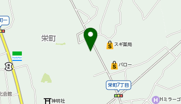 ホワイト急便 栄店店の地図画像