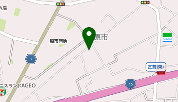 ホワイト急便 原市東店の地図画像