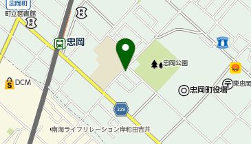 ホワイト急便 忠岡東店の地図画像