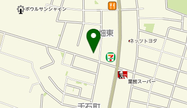 ホワイト急便 千石店の地図画像