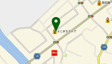 ホワイト急便 よこまち新井田店の地図画像