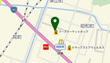 ホワイト急便 ホック昭和町店の地図画像
