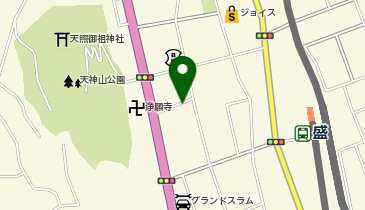 ホワイト急便 盛・中央通り店の地図画像