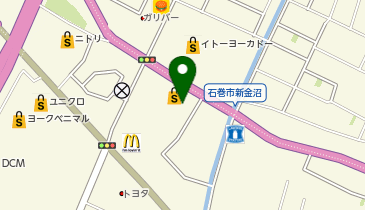 ホワイト急便 生協蛇田店の地図画像