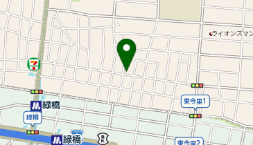 ホワイト急便 緑橋店の地図画像