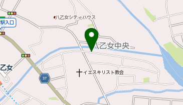 ホワイト急便 八乙女中央店の地図画像