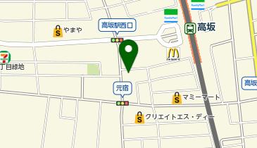 ホワイト急便 高坂店の地図画像