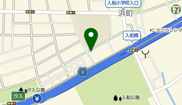 ホワイト急便 入船小学校前店の地図画像