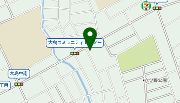 ホワイト急便 六ツ野店の地図画像