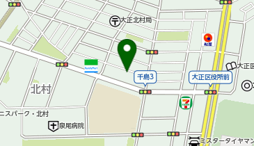 ホワイト急便 北村店の地図画像