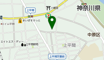 ホワイト急便 上平間店の地図画像