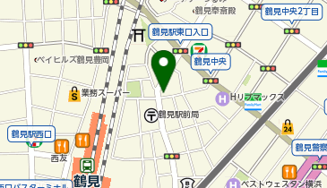 ホワイト急便 鶴見中央店の地図画像