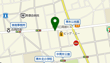 ホワイト急便 中青木3丁目店の地図画像