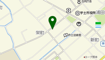 ホワイト急便 宇土市栄町店の地図画像